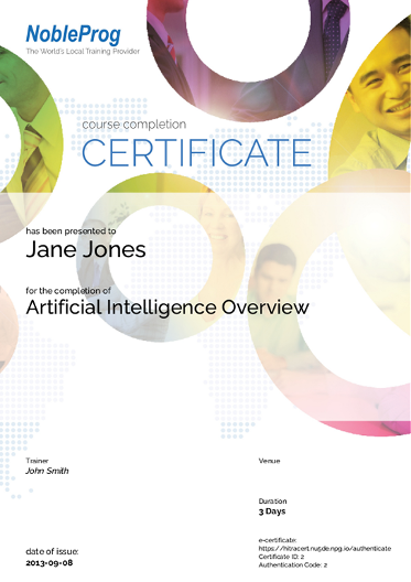 NobleProg Sertifikası